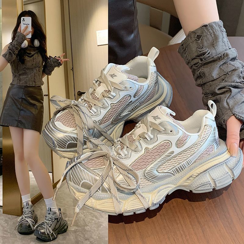 Nine-generation Paris 3XL Torre Shoes Men's and Women's Summer 2024 New Couple Height-increasing Thick-soled Casual Sports Shoes