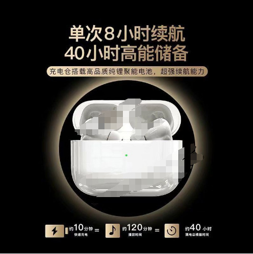 華強北五代ワイヤレスBluetoothイヤホン4代3代平果Android対応ノイズキャンセリング透明スポーツスタイル|undefined