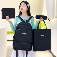 新款日系學院風書包男女簡約輕便休閒背包休閒初高中大學生雙肩包
