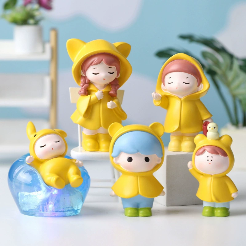 Мультфильм милая минифигурка, кукла для учащихся, подарок на день рождения