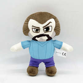 跨境新品movie plush 世界真人电影史蒂夫毛绒玩具公仔玩偶
