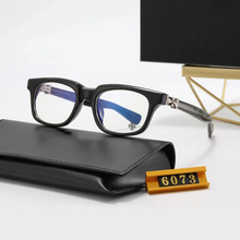 欧美新款太阳镜男女方框克家平光镜经典旅游时尚光学眼镜6073跨境