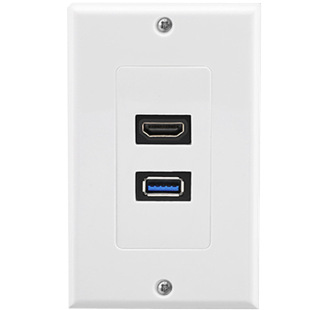 High-Definition Panel Plug-In Wall 70 Straight Usb4K Welding Dual-Port Free 115Hdmi Computer Socket Socket