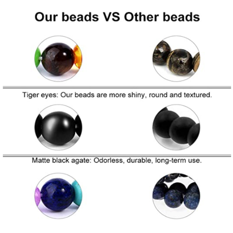 Retro Geometric natural stone Beaded Bracelets