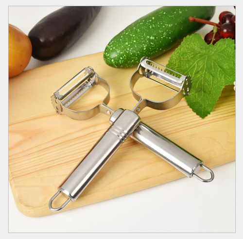Stainless steel peeling grater peeling knife household multifunctional potato fruit peeling knife grating scraper wholesale