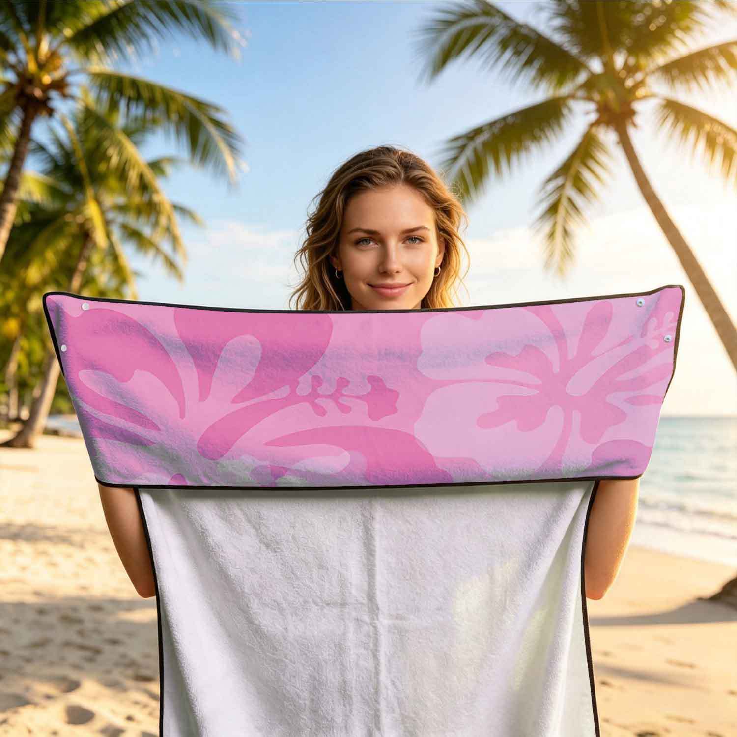 2-piece dual-use car seat cover, ultra-fine fiber, can be used as a beach towel, printed car protective seat cover 13