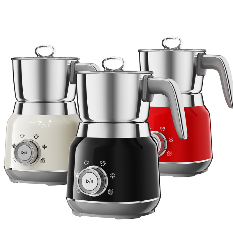Cross-Border Fully Automatic Electric New Milk Frother Hot Milk Cappuccino Frother Cross-Border Fully Automatic Electric New Milk Frother Hot Milk Cappuccino Frother