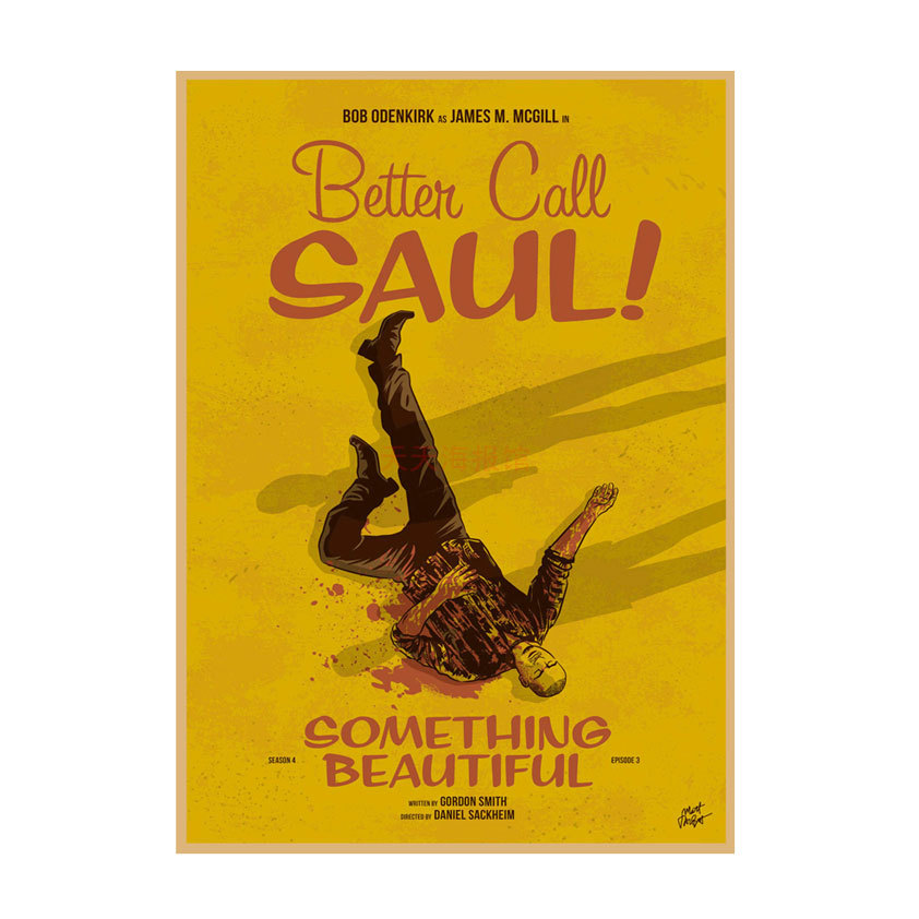 American TV coqueta abogado Better Call Saul poster Bar Cafe Kraft papel decorativo pintura de pared 542