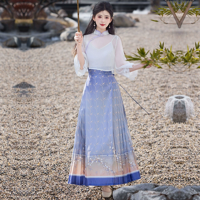 2025 новый китайский стиль восточного темперамента с пряжкой и воротником