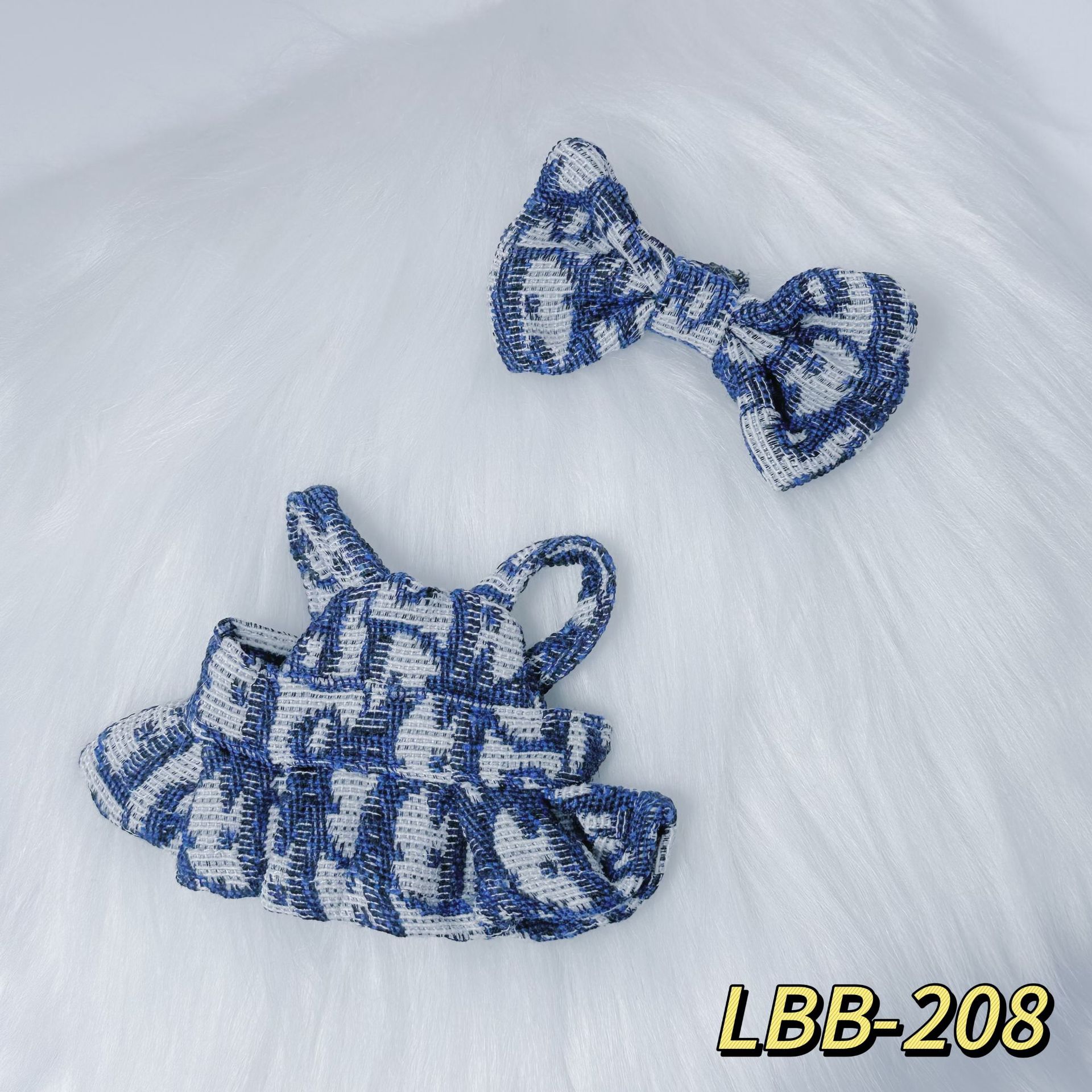 Ropa de limpieza Natasha Labubu ropa colgantes de ropa de muñeca de ropa de muñeca de alegría set de tendencia grande