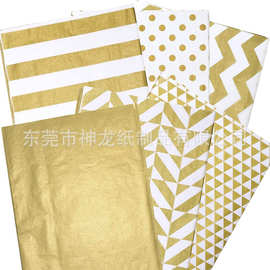 【源头工厂】雪梨纸定制批发17g拷贝纸印刷logo金银色图案包装纸
