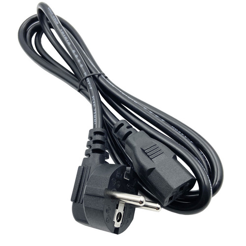 Elbow European standard suffix power cord three-core European plug cable CE standard rice cooker cable VDE European standard power cord
