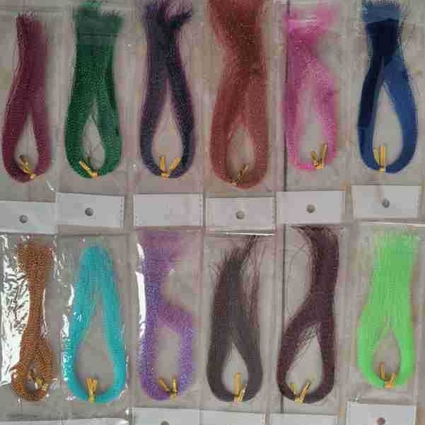 闪亮七色彩扁形线珠光白扁形丝线炫彩粉红色旋转彩丝铝箔亮纸碎线