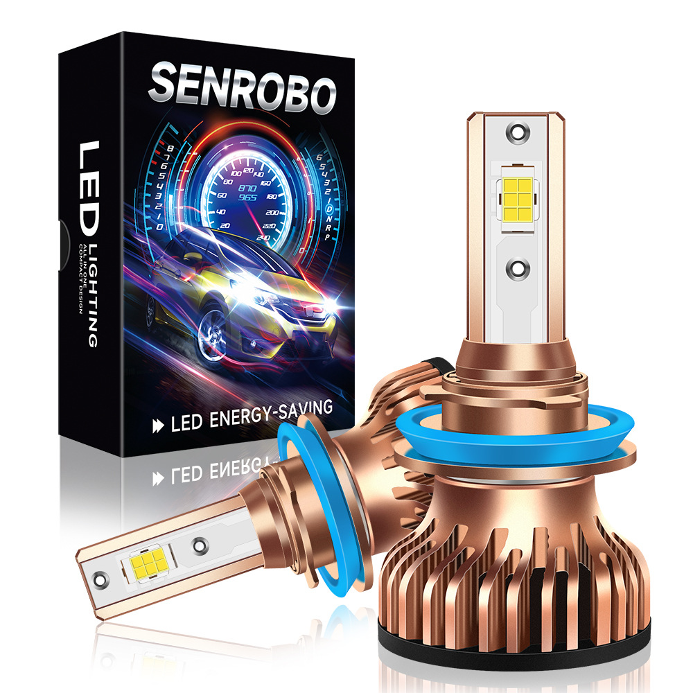 Faros LED de coche de venta caliente transfronterizos H1 H7 H11 9005 9006 Faros generales H4 image 1
