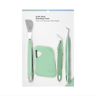 Set of Crochet Scrapers, Shovels, Tweezers, 4-Piece Set, DIY Lettering Tools, Temu New Vinyl Weeding Tools