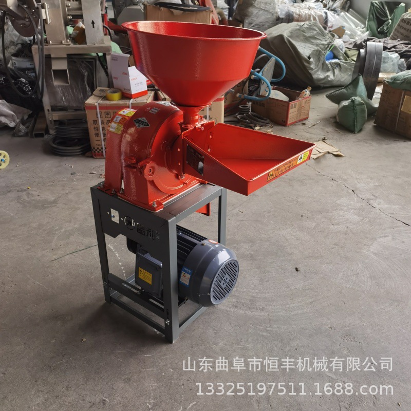 燕麦小麦稻谷高粱齿盘粉碎机 出口哥伦比亚劲锤式打粉机 研磨机