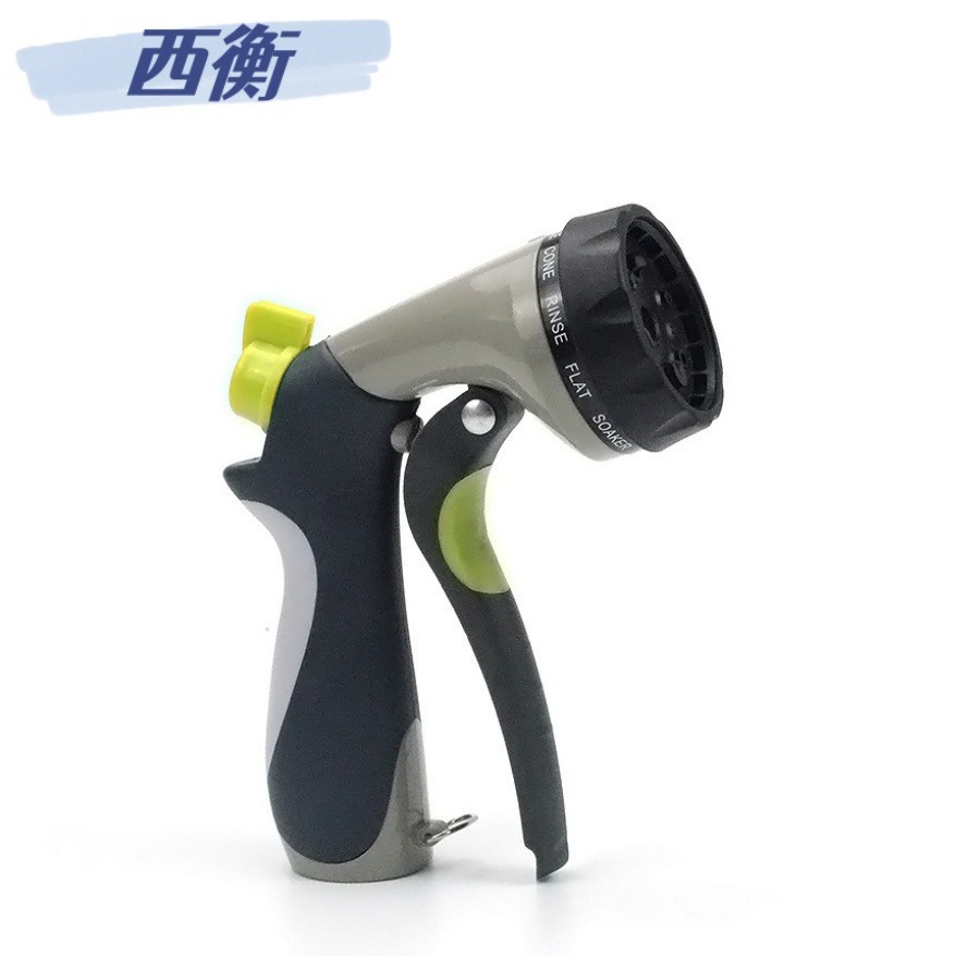 High pressure car wash garden water gun garden gardening watering tool 10 function zinc alloy front wrench garden water gun