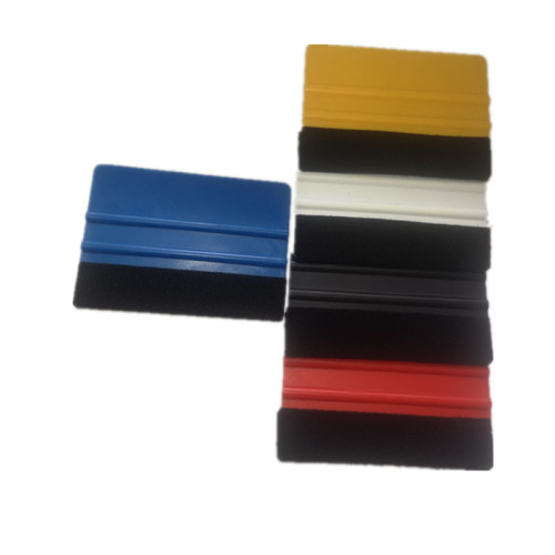 Scraper with cloth scraper, fluffy square scraper, film tool, car film tool, wide wool film scraper