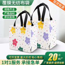 卡通可爱覆膜无纺布手提袋定制加厚童装童鞋服装店购物生日礼品袋