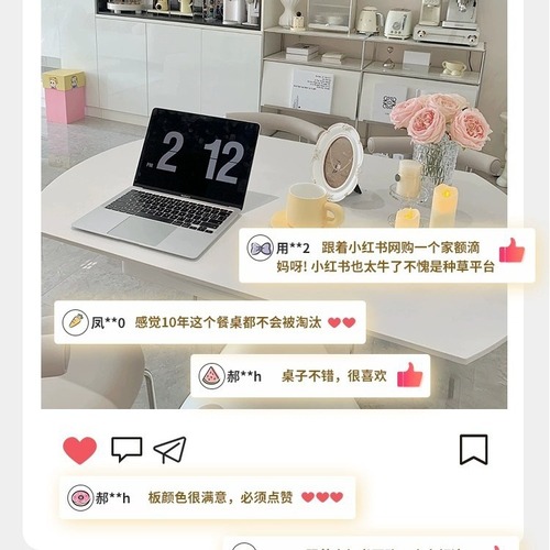 Black matte rock slab dining table with rotation, extension, and folding waltz design, square-to-round dual-use table