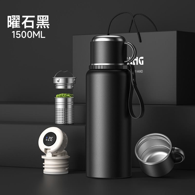 316不锈钢大容量保温杯茶水分离泡男士泡茶保温杯户外运动保温壶|undefined