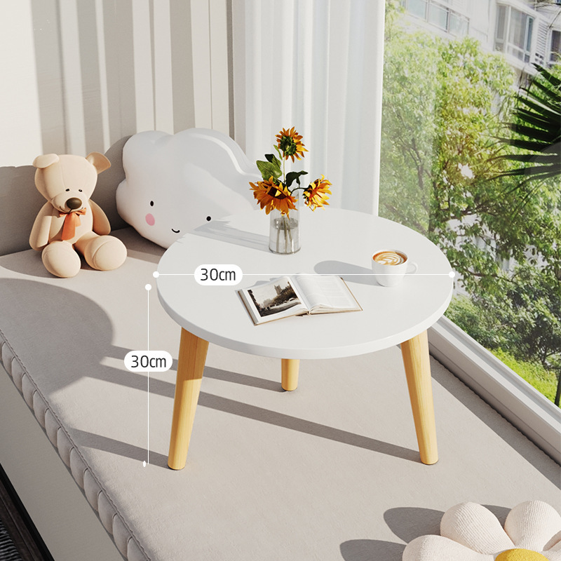 따뜻한 흰색 [라운드 테이블 30*30 높이 30]]