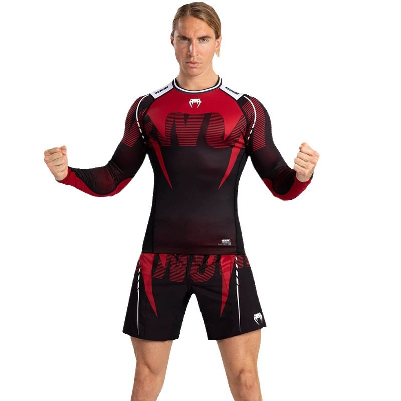 VENUM Venom мужские тайтсы для единоборств, суперэластичные для джиу-джитсу и фитнеса, быстросохнущие, комплект для бега