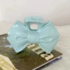 With bow, cream, blue, 9.5cm