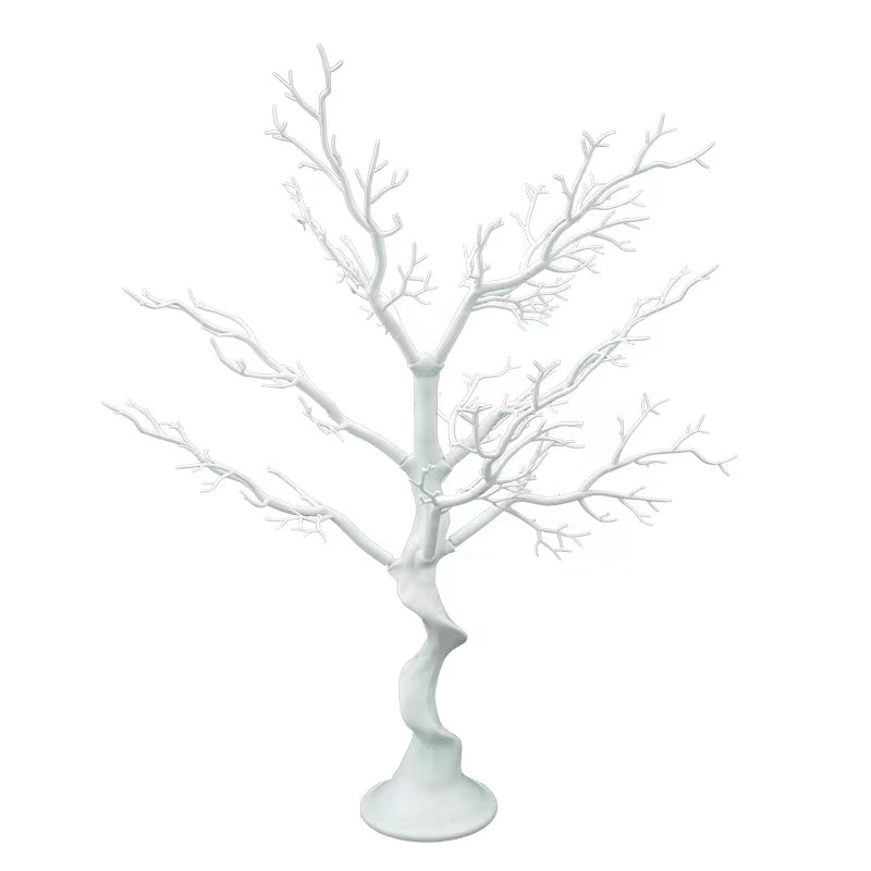 Árbol de simulación blanca de estilo europeo, ramas blancas, desmontaje, simulación, árbol pequeño, simulación europea y americana, decoración navideña, árbol pequeño