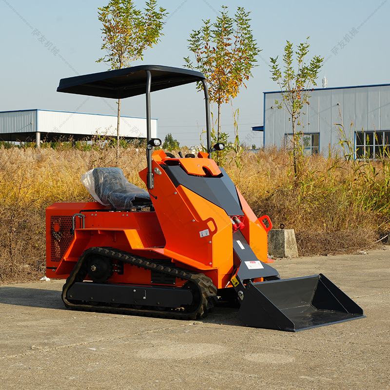 Cargador deslizante multifuncional de granja huerto carretilla elevadora diesel equipada con una variedad de auxiliares cargador de ruedas image 5