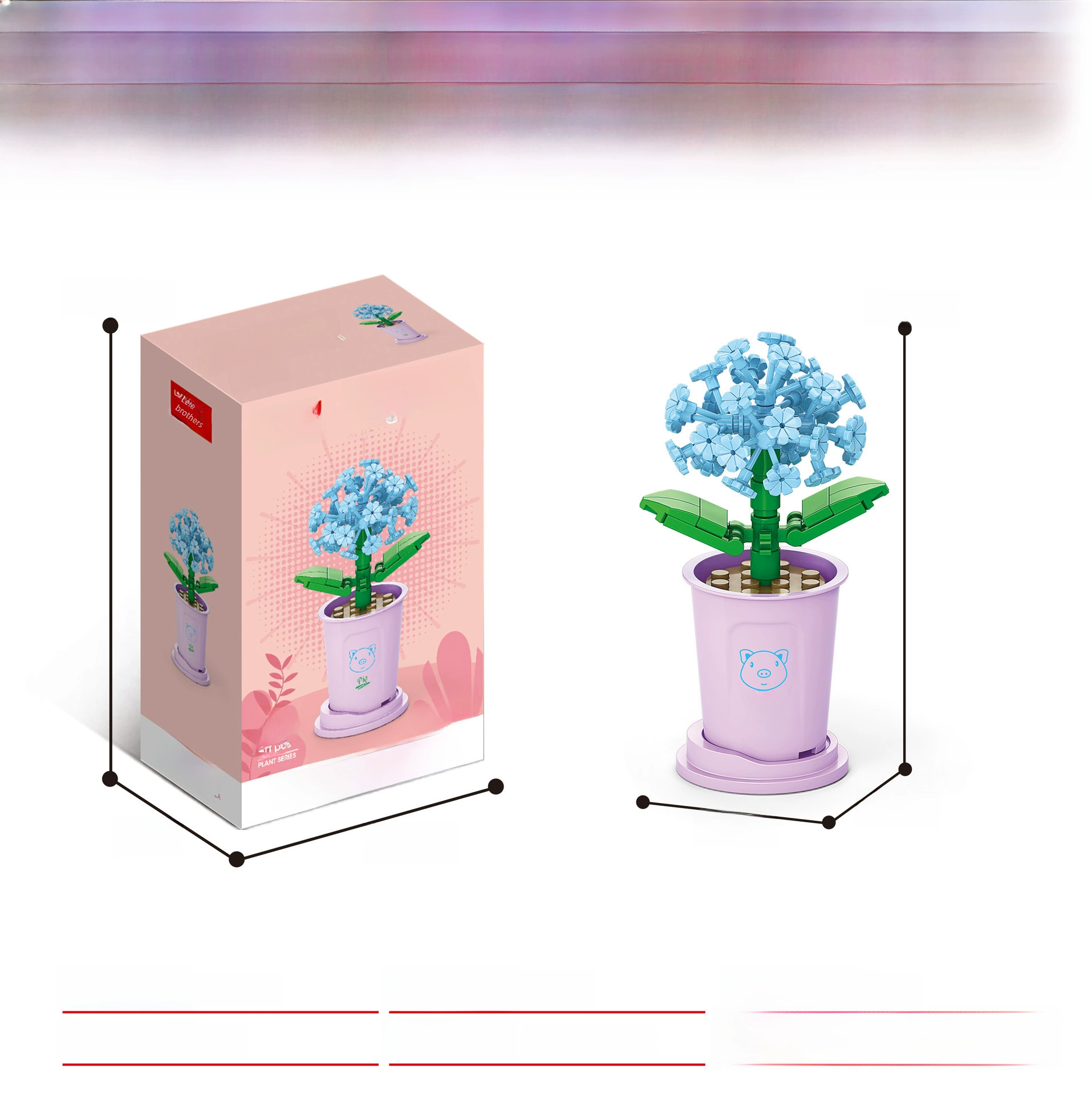 Table constructor, toy, small particles, Birthday gift