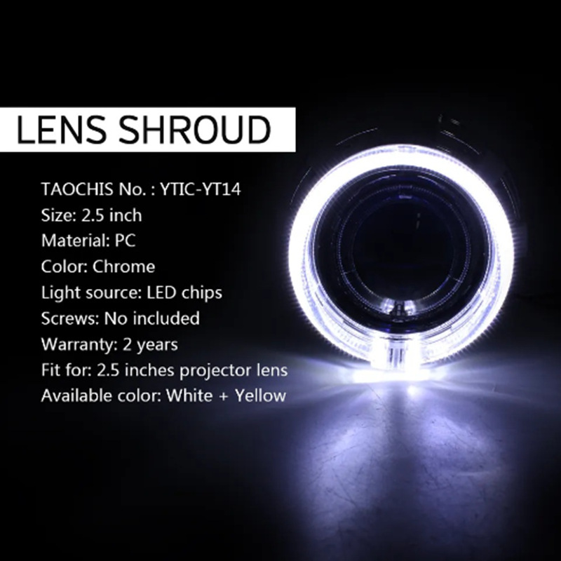 2.5 pequeña cubierta rígida integral frontal lente cubierta protector reforma lente cubierta integral universal