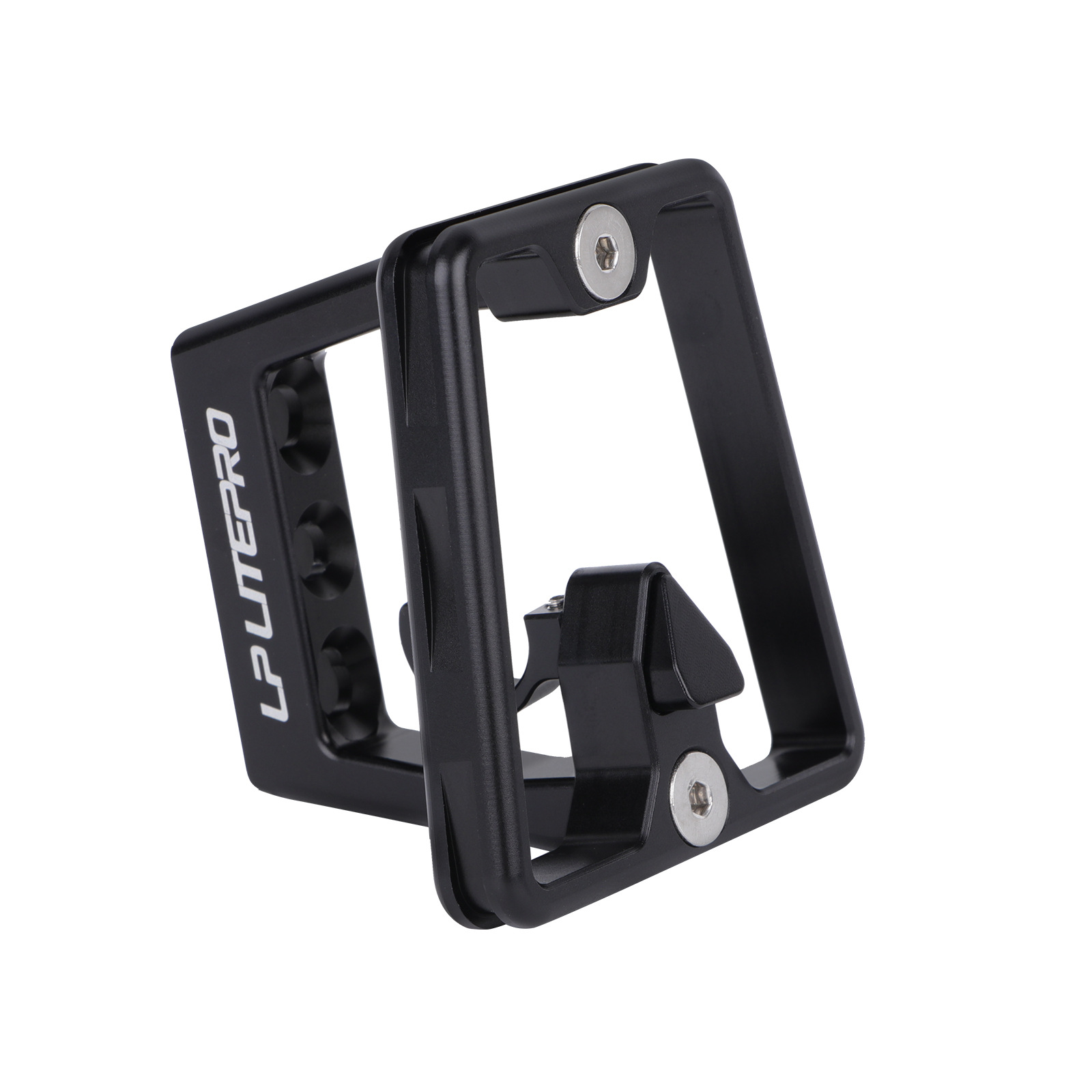 Adecuado para el coche plegable de tela pequeña línea grande soporte de Nariz de cerdo 3 agujeros aleación de aluminio estante delantero asiento delantero portador