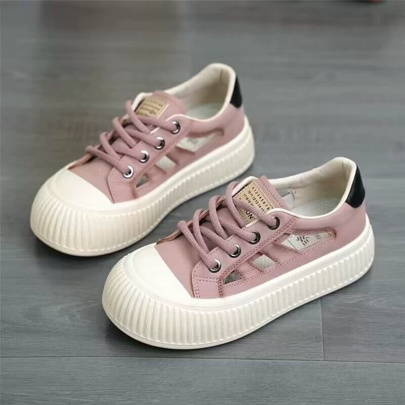 Маленькие белые туфли женские 2023 новые осенние спортивные туфли на толстой подошве со студенческим корпусом, обувь с пластиной, Ниша, удобные взрывы