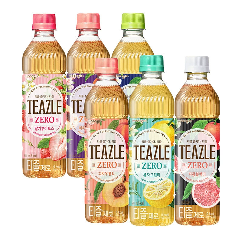 Южная Корея импортировала woongjin Xiongjin Teazle грейпфрутовый зеленый чай лайм мятный персик черный чай улун чай напиток