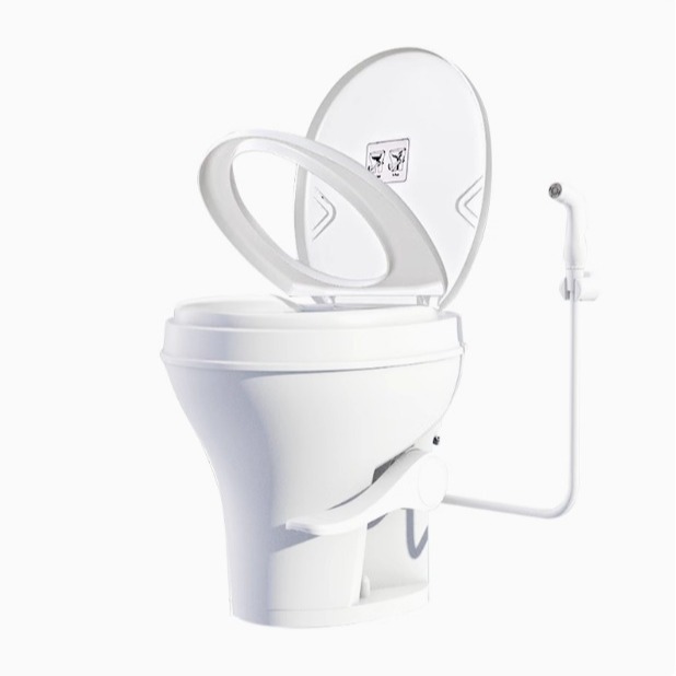 Inodoro en línea Seaflo RV Almacén de inodoro en el campamento Inodoro con descarga Modificación de RV