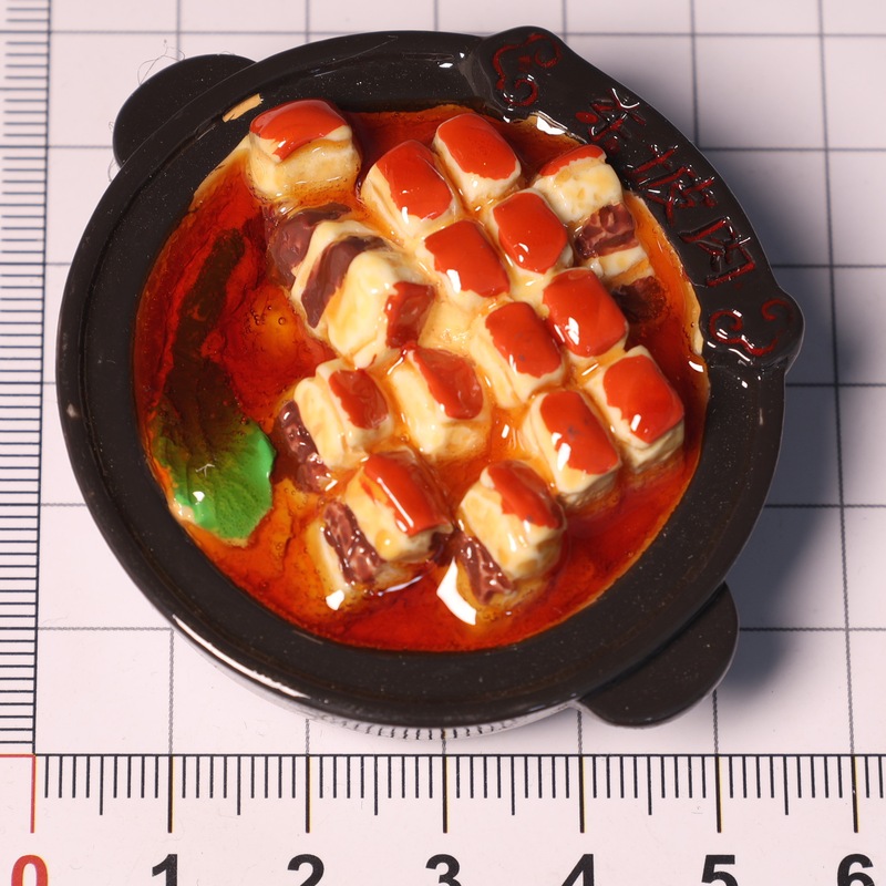 跨境夏日立体食物冰箱贴食玩冰粉爆爆珠树脂冰箱磁性贴装饰品批发|undefined
