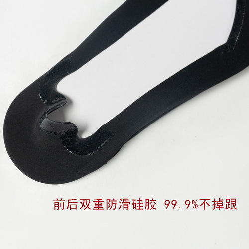 Women's Plus Size Ultra-Slim Summer Thin Non-Slip Invisible Socks with Cotton Soles and Breathable Ice Silk
