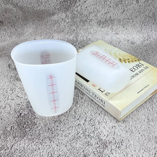 Puffy Drop Silicone Measuring Cup, 250ml/500ml Kitchen Simple Liquid Measuring Tool