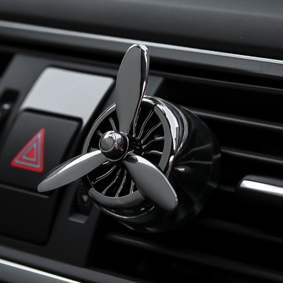 No.3 Car Air Outlet Perfume Colorful: Perfplant seat - black-without-light-1