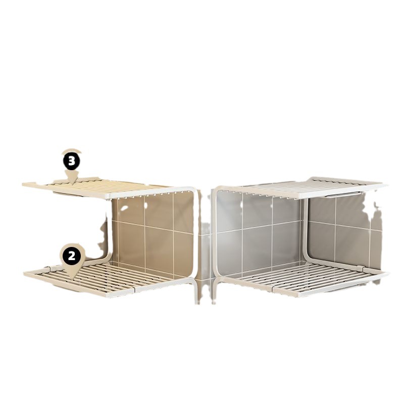 Estante de almacenamiento trípode de esquina para cocina doméstica almacenamiento de paneles estante de esquina de mesa estante de almacenamiento en capas