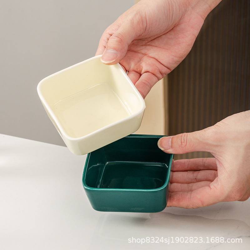 Japanese-Style Ceramic Divided Plate, Divided Dish, Dried Fruit Plate, Living Room Nut Candy Box, Snack Storage Box, Commercial Use Japanese-Style Ceramic Divided Plate, Divided Dish, Dried Fruit Plate, Living Room Nut Candy Box, Snack Storage Box, Commercial Use