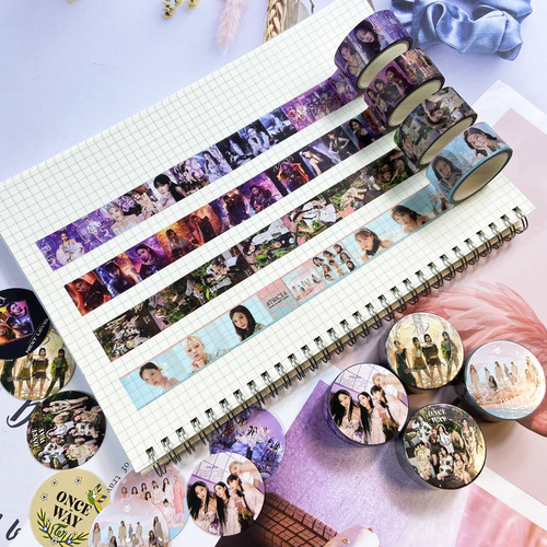 Aespa's Chae Lim stationery tape, Twice's Jihyo album 