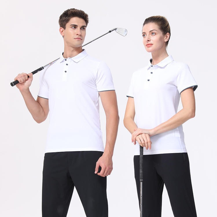 POLO pin imprimido logotipo de impresión2025 verano nuevo deportivo acondicionamiento físico ropa de trabajo bordada ropa de trabajo