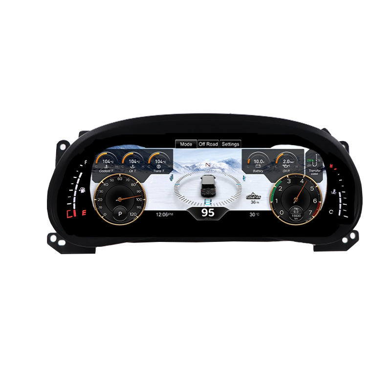 Suitable for Jeep Wrangler Jk/Jl 2011-2023 Lcd Dashboard with Linux System, Plug and Play