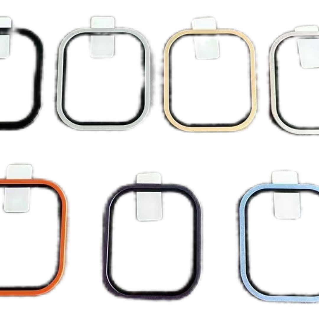 Protector de Pantalla de Vidrio Templado de Alta Definición para Apple Watch Ultra 3, con Marco Metálico Integrado de 2 Piezas, 49 mm