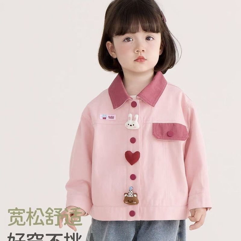 女童外套春秋2025洋气新款宝宝秋季早秋上衣小童儿童秋装外穿衣服|undefined