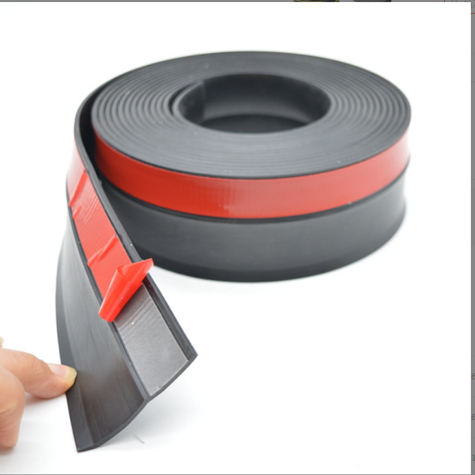 翻板车库门密封条车库顶部侧面密封条橡胶软硬复合材料防风雨通用