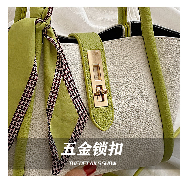 The new trendy women's bag for the summer of 2025, a simple commuting bucket bag with a large capacity and a single-shoulder handbag for women undefined
