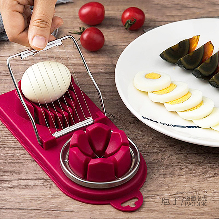 Multifunctional Egg Peeler, 2-in-1 Hunan Egg Halver, Egg Slicer and Dicer, Home Use Egg Peeler